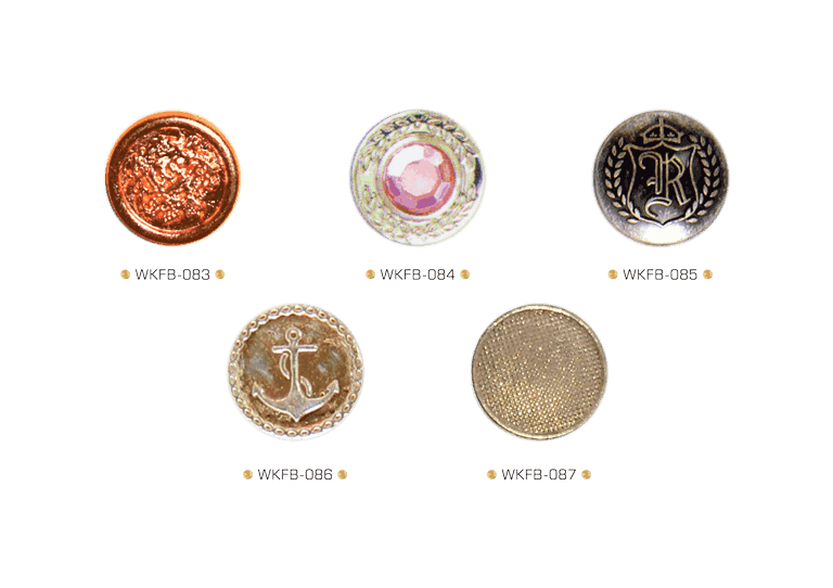metal fancy button